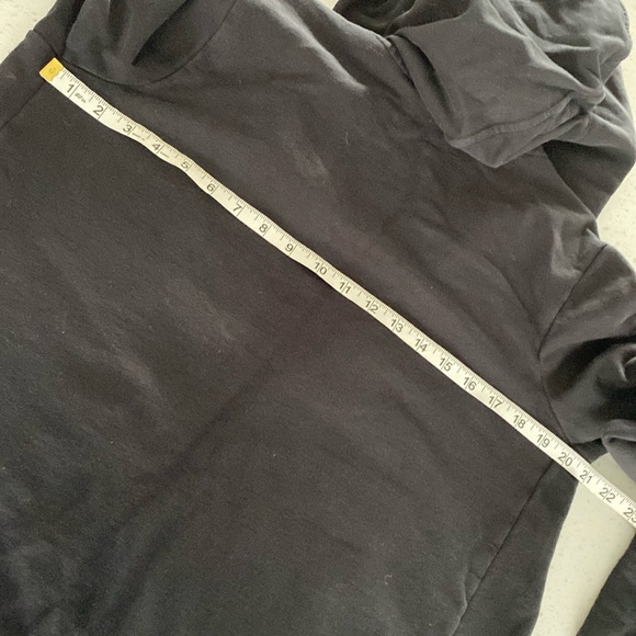 Standard James Perse French Terry Draped Open Cardigan sweater Jacket hooded - Picture 6 of 6